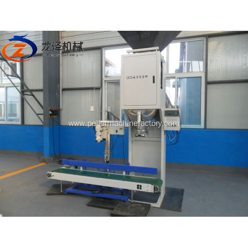 Wood pellet packaging machine for packing pellet bagging machine